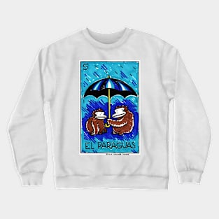 Loteria Apes #5: El Paraguas Crewneck Sweatshirt